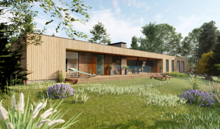 Stoodley Knowle School Redevelopment architects cgi. Planning permission secured in Torbay.